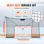 VEVOR Hockey Goal Backstop Net Hockey Street Sport Target Netting Outdoor 12x7FT