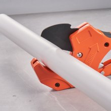 VEVOR PVC Pipe Cutter, 0-2-1/2" O.D. Ratcheting PVC Pipe Cutter, Heavy Duty Tube Cutting Tool with Spare SK5 Blade for PVC, CPVC, PP-R, PEX, PE, Rubber Hoses