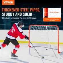 VEVOR Street Hockey Nett Innendørs Utendørs Steel Hockey Målsett 72"x48