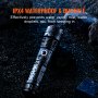 VEVOR flashlight with ipx4 waterproof rating and durability against water vapor and mist.