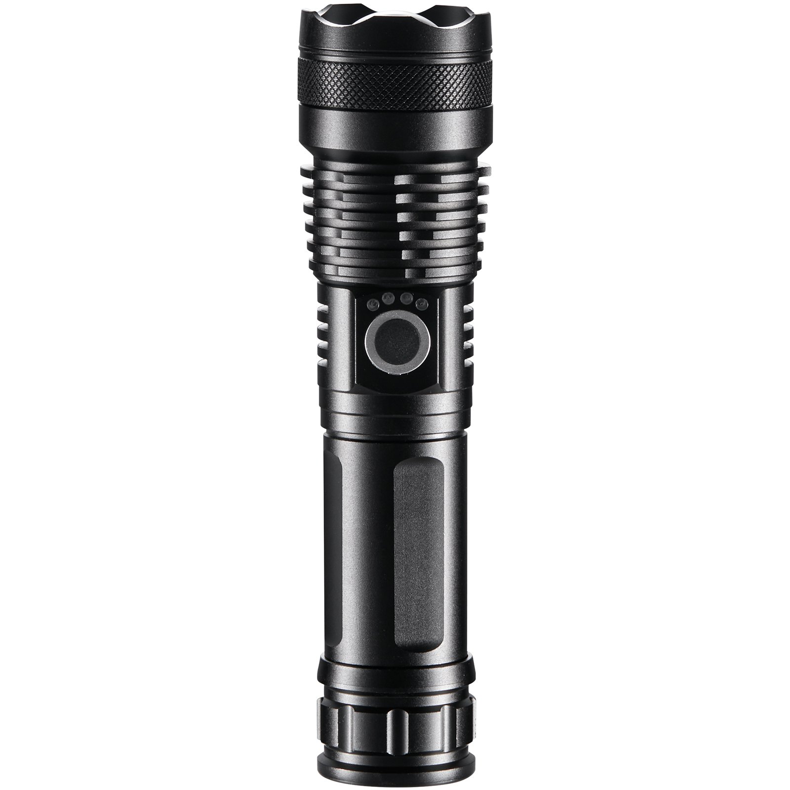 VEVOR 10000 Lumen High Lumens Flashlight, 5 Lighting Modes Rechargeable, IPX4 LED Waterproof Flashlight, Powerful aluminum alloy Handheld Flashlight for Camping Hiking Biking Fishing Night Running