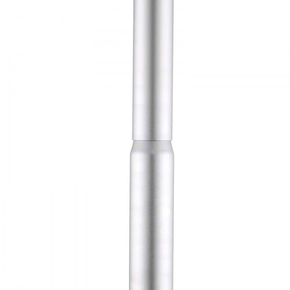 VEVOR Flag Pole, 25ft Heavy Duty Sectional Flagpole Kit with 136 LED Solar Light for Outside House In Ground, Outdoor Aluminum Flagpole with 3x5 American Flag for Yard, Residential, Commercial, Silver