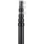 VEVOR 20FT Telescopic Flagpole Kit, Heavy Duty Aluminum Alloy Flag Pole Kit in Ground for Outside, 3 Display Modes Flagpole with Professional Accessories, Black
