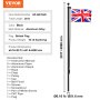 VEVOR 20FT Detachable Flagpole Kit Heavy Duty Aluminum Flag Pole British Black