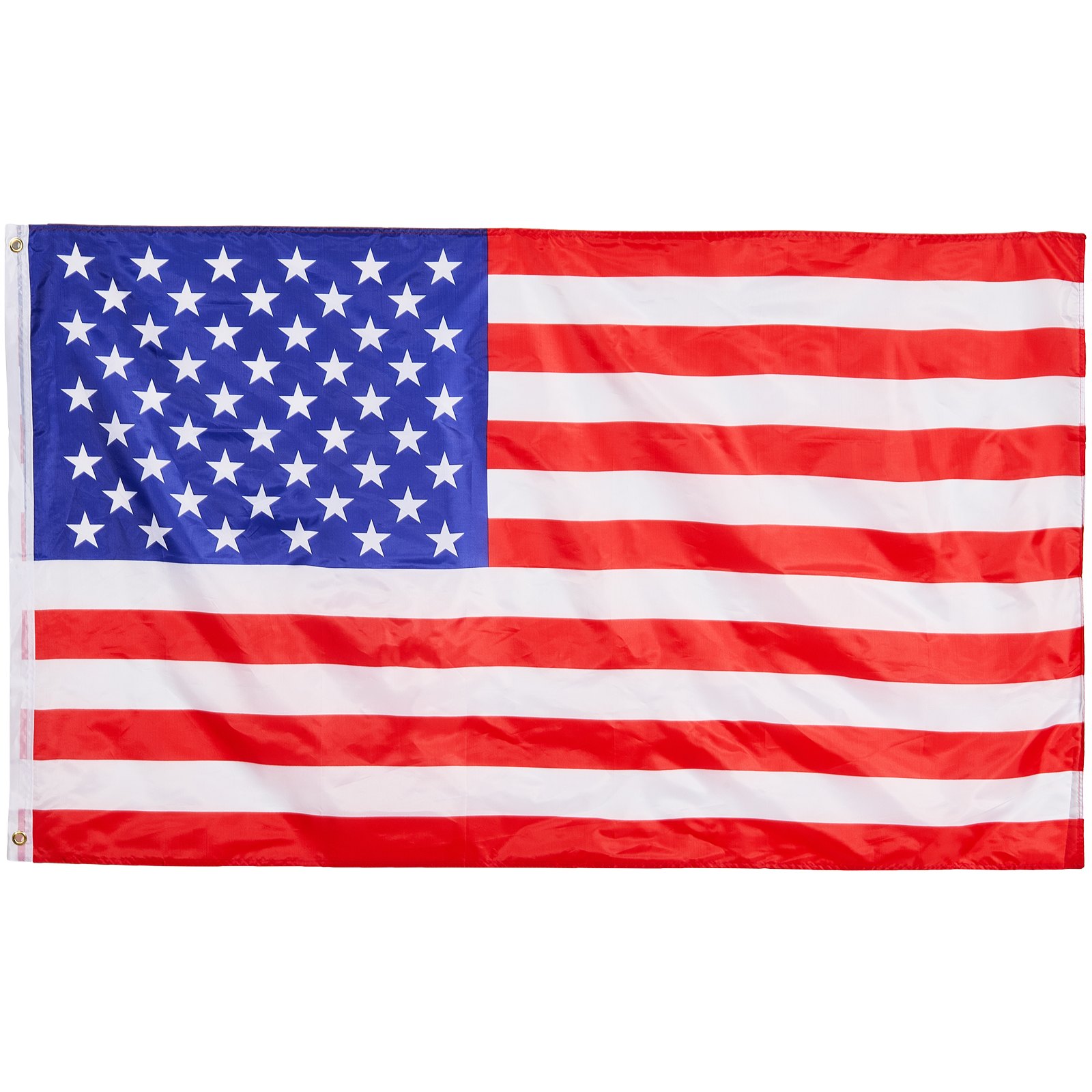 VEVOR 20FT Telescoping Flag pole Kit, Heavy Duty Aluminum Alloy in Ground Flag Poles for Outside, 3 Display Modes Flagpole with 3x5 American Flag, Professional Accessories, Silver