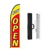 VEVOR Open Flags for Business Advertising Flags for Outside Banner Flag and Pole