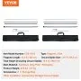 VEVOR Feather Flag Pole Kit, 2 Packs Swooper Flag Pole 16.3 ft, Sign Flag Poles for Business Advertising Flags Outdoor, with Ground Stakes and A Carrying Bag (Flag Not Included)