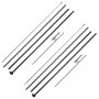 VEVOR Feather Flag Pole Kit, 2 Packs Swooper Flag Pole 16.3 ft, Sign Flag Poles for Business Advertising Flags Outdoor, with Ground Stakes and A Carrying Bag (Flag Not Included)