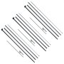 VEVOR Feather Flag Pole Kit, 3 Packs Swooper Flag Pole 16.3 ft, Sign Flag Poles for Business Advertising Flags Outdoor, with Ground Stakes and A Carrying Bag (Flag Not Included)