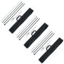 VEVOR Feather Flag Pole Kit, 3 Packs Swooper Flag Pole 16.3 ft, Sign Flag Poles for Business Advertising Flags Outdoor, with Ground Stakes and A Carrying Bag (Flag Not Included)