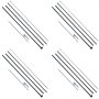 VEVOR Kit de mástiles de bandera de plumas, 4 paquetes de mástiles de bandera Swooper de 5 m, mástiles para banderas publicitarias comerciales en exteriores, con estacas de tierra y bolsa de transporte (bandera no incluida)
