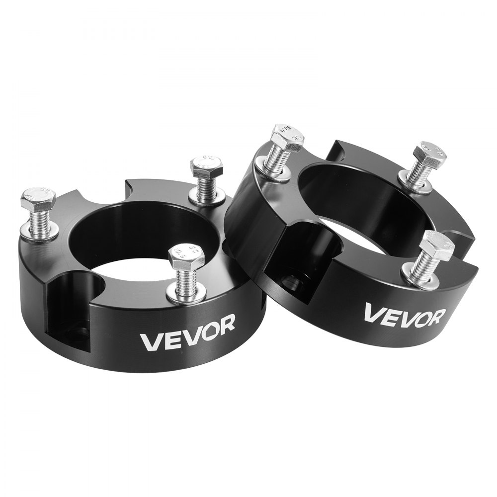 VEVOR 76.2 mm Front and 50.8 mm Rear Leveling Lift Kit for 2005-2021 2022 2023 Toyota Tacoma 2WD/4WD, Chassis Level Kit with 2 Front Strut Spacers, 2 Rear Lift Blocks, 4 U-Bolts, Suspension Level Kit