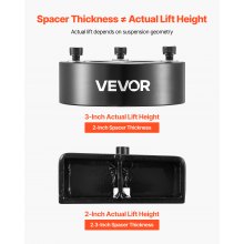 3 in Front 2 in Rear Leveling Lift Kit for 2007-2023 Silverado Sierra 1500