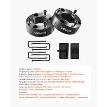 3 in Front 2 in Rear Leveling Lift Kit for 2007-2023 Silverado Sierra 1500