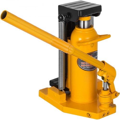 VEVOR Toe Jack Lift Hydraulic Machine Toe Jack Lift Air Hydraulic Toe Jack Proprietary Heat-Treated Steel (5-10Ton Yellow)
