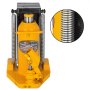 VEVOR Toe Jack Lift Hydraulic Machine Toe Jack Lift Air Hydraulic Toe Jack Proprietary Heat-Treated Steel (5-10Ton Yellow)