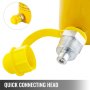 10t Hydraulic Cylinder Jack 50mm Single Acting Metal Automotive Body Durable