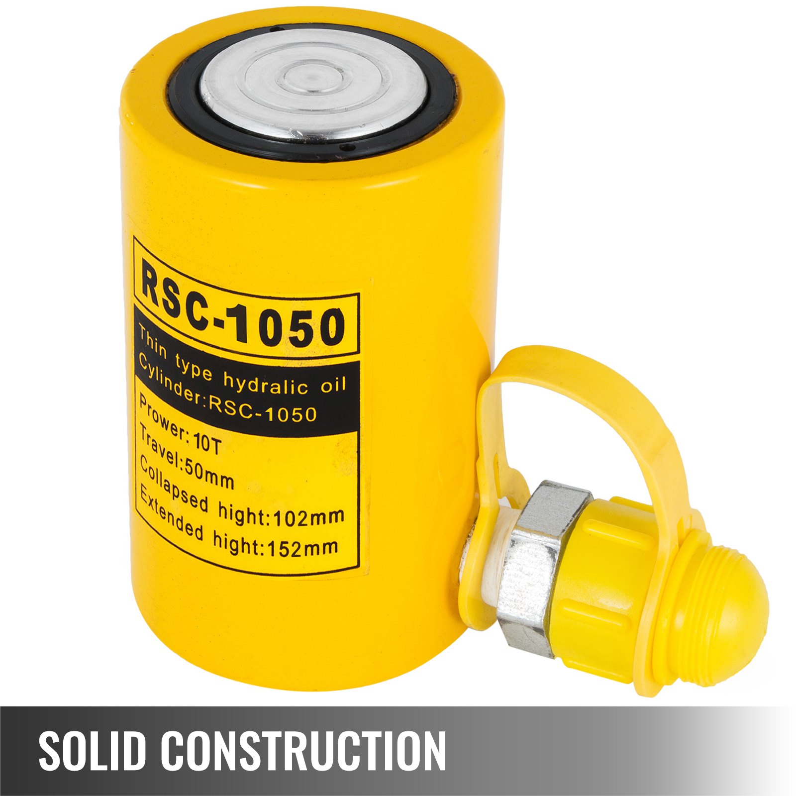 10 tons Stroke Single Acting Hydraulic Cylinder Jack Ram