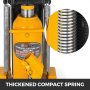 VEVOR Toe Jack Lift Hydraulic Machine Toe Jack Lift Air Hydraulic Toe Jack Proprietary Heat-Treated Steel (10-20Ton Yellow)