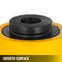 VEVOR hydraulic cylinder jack with smooth surface and yellow finish