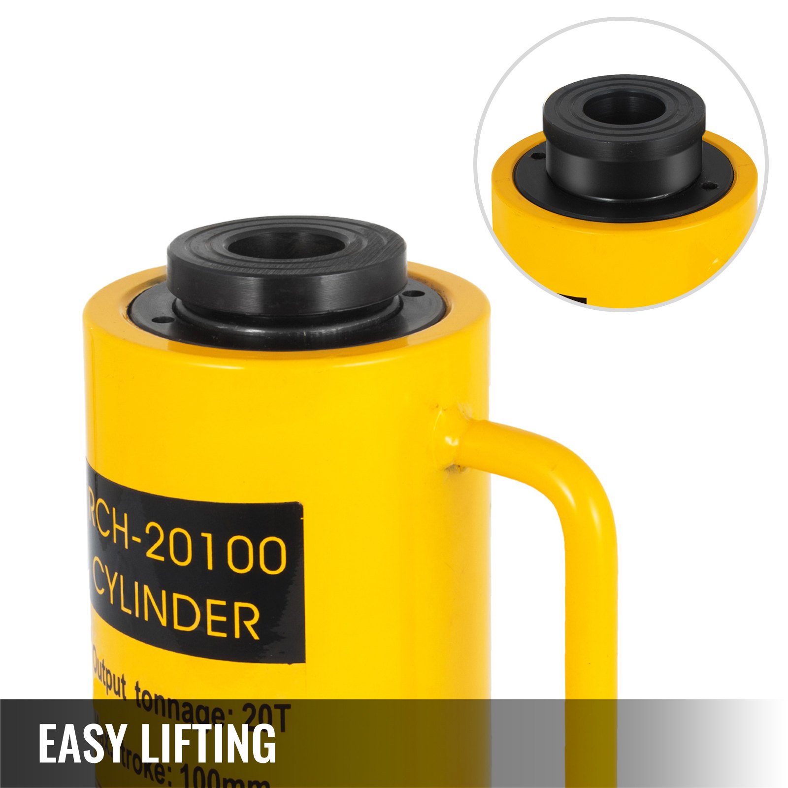 VEVOR 20T 100mm Hollow Plunger Hydraulic Cylinder Jack