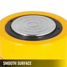 VEVOR Hydraulic Cylinder Jack, 20 Ton Solid Ram Hydraulic Cylinder, 6 Inch Stroke Single Acting Hydraulic Cylinder, with Quick Connector Portable Hydraulic Solid Jack Hydraulic Lifting Cylinders