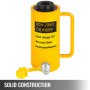 VEVOR 20T Hydraulic Cylinder Jack Hollow Single Acting Hydraulic Ram Cylinder 2 Inch/50 mm Hydraulic Lifting Cylinders for Riggers Fabricators (60T 2 Inch Hollow)