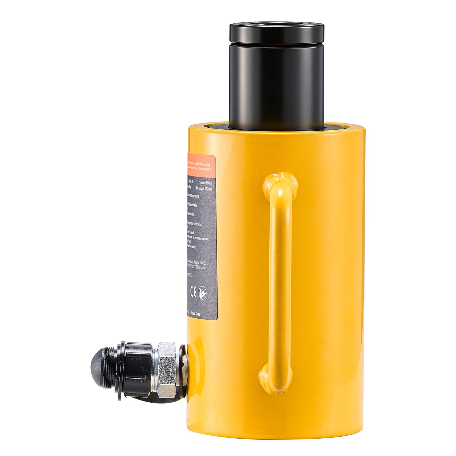 VEVOR 20T 2Inch Hydraulic Cylinder Jack Hollow Single Acting Hydraulic Ram Cylinder 50mm Hydraulic Lifting Cylinders (20T 2Inch Hollow)