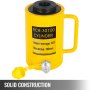 yellow VEVOR hydraulic cylinder jack, rch-30100 model, 30t, 100mm stroke.