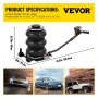 VEVOR Triple Bag Air Jack Pneumatic Jack 6600LBS Heavy Load Pneumatic Air Jack