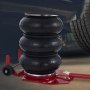 VEVOR Pneumatic Jack, 3 Ton/6600 LBS Air Bag Jack, Triple Bag Air Jack for Vehicle, Extremely Fast Lifting Action, Max Height 15.75"/400 mm, with Wheels, Long Handle