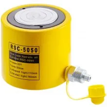 VEVOR 50 Ton Solid Hydraulic Ram Cylinder Jack 2" 50mm Stroke Single Acting Pump