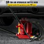 Air Hydraulic Bottle Jack 50 Ton Manual 110200lbs Heavy Duty Auto Truck RV Repair