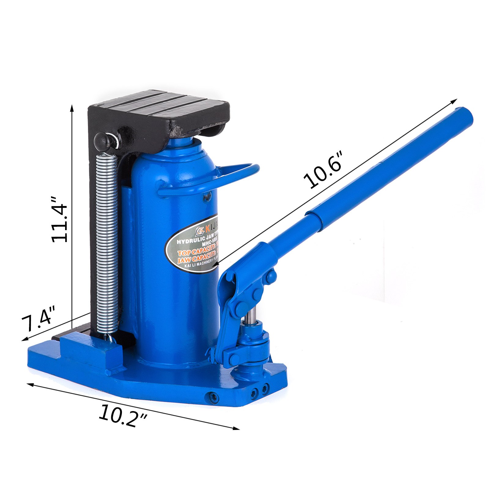 VEVOR Toe Jack Lift 5T 10T Hydraulic Machine Toe Jack Lift Air Hydraulic Toe Jack Proprietary Heat Treated Steel