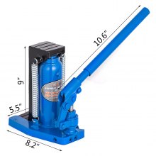 VEVOR Toe Jack Lift Hydraulic Machine Toe Jack Lift Air Hydraulic Toe Jack Proprietary Heat-Treated Steel (2.5-5Ton Blue)