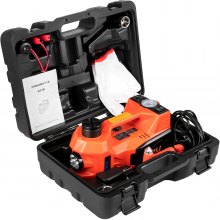 VEVOR 12V DC 5T Automatic Car Jack Electric Car Repair Tool Kit Car Electric Jack, Electric Hydraulic Floor Jack with Safety Hammer, Battery Clamp