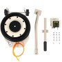 VEVOR pneumatic jack with handle, control box, and screws set.