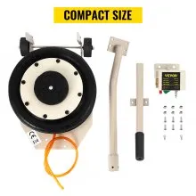 VEVOR Pneumatic Jack, 5 Ton/11023 lbs Triple Bag Air Jack, Lifting Height 6.3-15.75 Inch, Inflatable Car Jack with Long Handle, Lifter Pneumatic Air Jack for Garage Car Lifting Repair