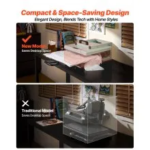 VEVOR Hybrid Heat Press, 15 x 15 inch, 5-in-1 Multifunction, Heat Up Fast and Even, All-New Patented Design, Easy to Control, Sublimation Press Machine for T-shirts/Tumblers/Caps/Plates, Light Green