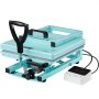 VEVOR Hybrid Heat Press, 15 x 15 inch, 8-in-1 Multifunction, Heat Up Fast and Even, All-New Patented Design, Easy to Control, Sublimation Press Machine for T-shirts/Tumblers/Caps/Plates, Light Green