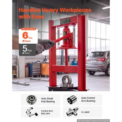 Hüdrauliline lauapress 6 t — pilt 2