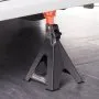 VEVOR Jack Stands, 6 Ton (5,897.5 kg) Capacity Car Jack Stands Double Locking, 36.1 - 58.4 cm Adjustable Height, for lifting SUV, Pickup Truck, Car and UTV/ATV, Red, 1 Pair