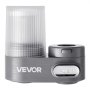 Filtro de agua VEVOR para grifo, purificador de agua vertical para grifo de fregadero, filtros de fibra de carbono, elimina el cloro y el plomo con 1 filtro, compatible con la mayoría de grifos de cocina o baño, gris