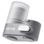 Filtro de agua VEVOR para grifo, purificador de agua vertical para grifo de fregadero, filtros de fibra de carbono, elimina el cloro y el plomo con 1 filtro, compatible con la mayoría de grifos de cocina o baño, gris