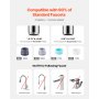 Faucet Mount Water Filter Sink Water Purifier for Kitchen Vertical White