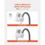 Faucet Mount Water Filter Sink Water Purifier for Kitchen Vertical White