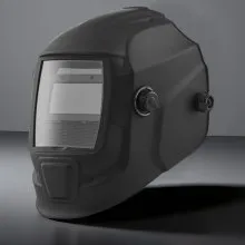 VEVOR Welding Helmet Auto Darkening, 3.66" x 1.69" True Color Welding Hood, Solar Powered Welder Mask 2 Arc Sensors, Shade 4/9-13 for TIG MIG ARC Weld Grinding - CRIUS Series (Matte Black)