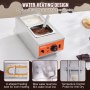 VEVOR Chocolate Tempering Machine, 2 Tanks Chocolate Melting Pot with TEMP Control 30℃-85℃, 800W Stainless Steel Electric Commercial Food Warmer For Chocolate/Milk/Cream Melting and Heating