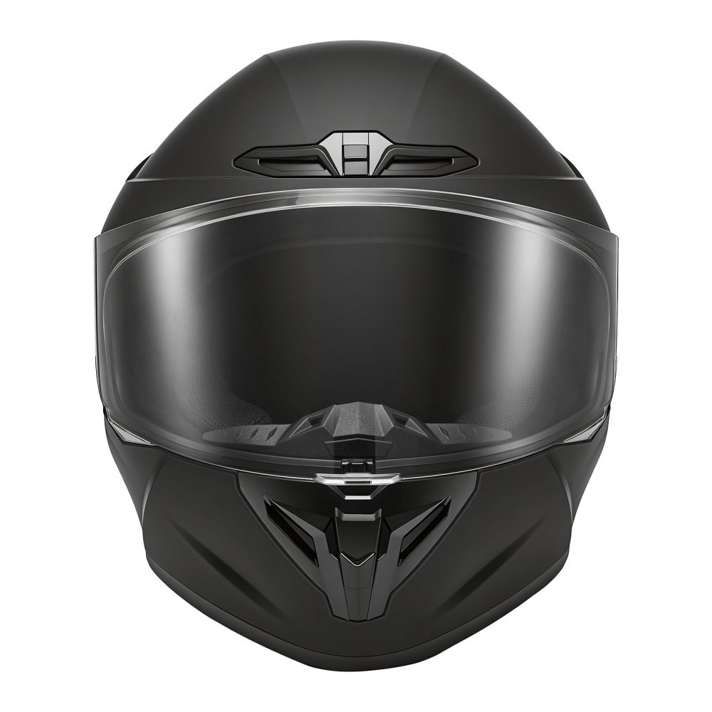 VEVOR Full Face Motorcycle Helmets, Adult Motocross Dirt Bike Helmet with Clear Visor, Lightweight Comfortable Motorcycle Street Bike Helmet for Men and Women - DOT & ECE Approved (XL Size)
