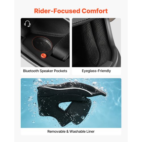bluetooth speakers motorcycle helmet Modular Helmets, DOT Approved Flip Up Full Face Motorcycle Dual Visor Helmet, with Dual and Microphone, for Adults Men and Women M~XXL : Automotive and universal helmet compatibility. JZAQ Motorcycle Helmet Bluetooth Headset,Outdoor